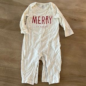 Christmas baby romper
